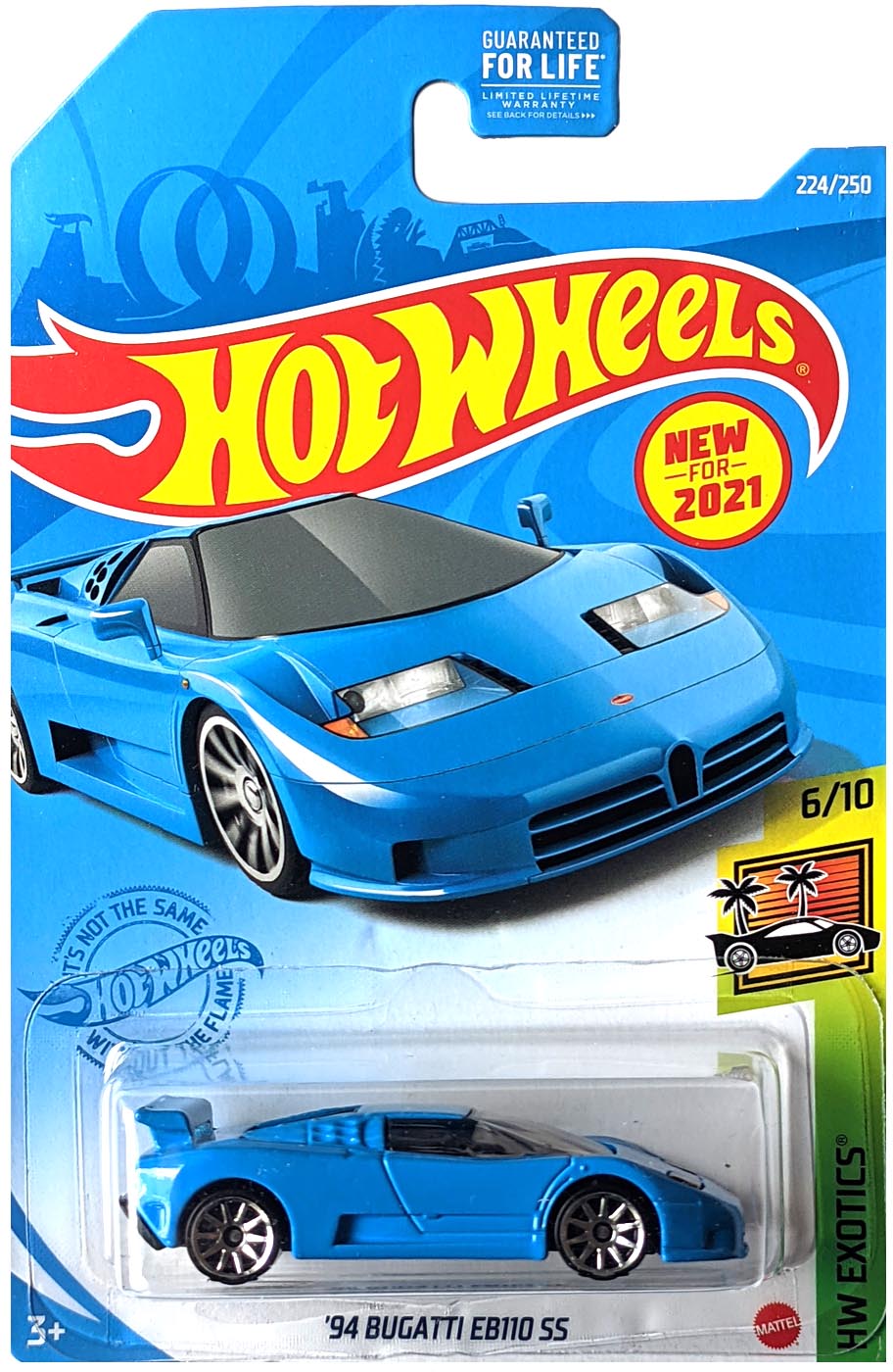 

Hot Wheels 94 Bugatti EB110 Ss Hw Exotics 6/10 1:6