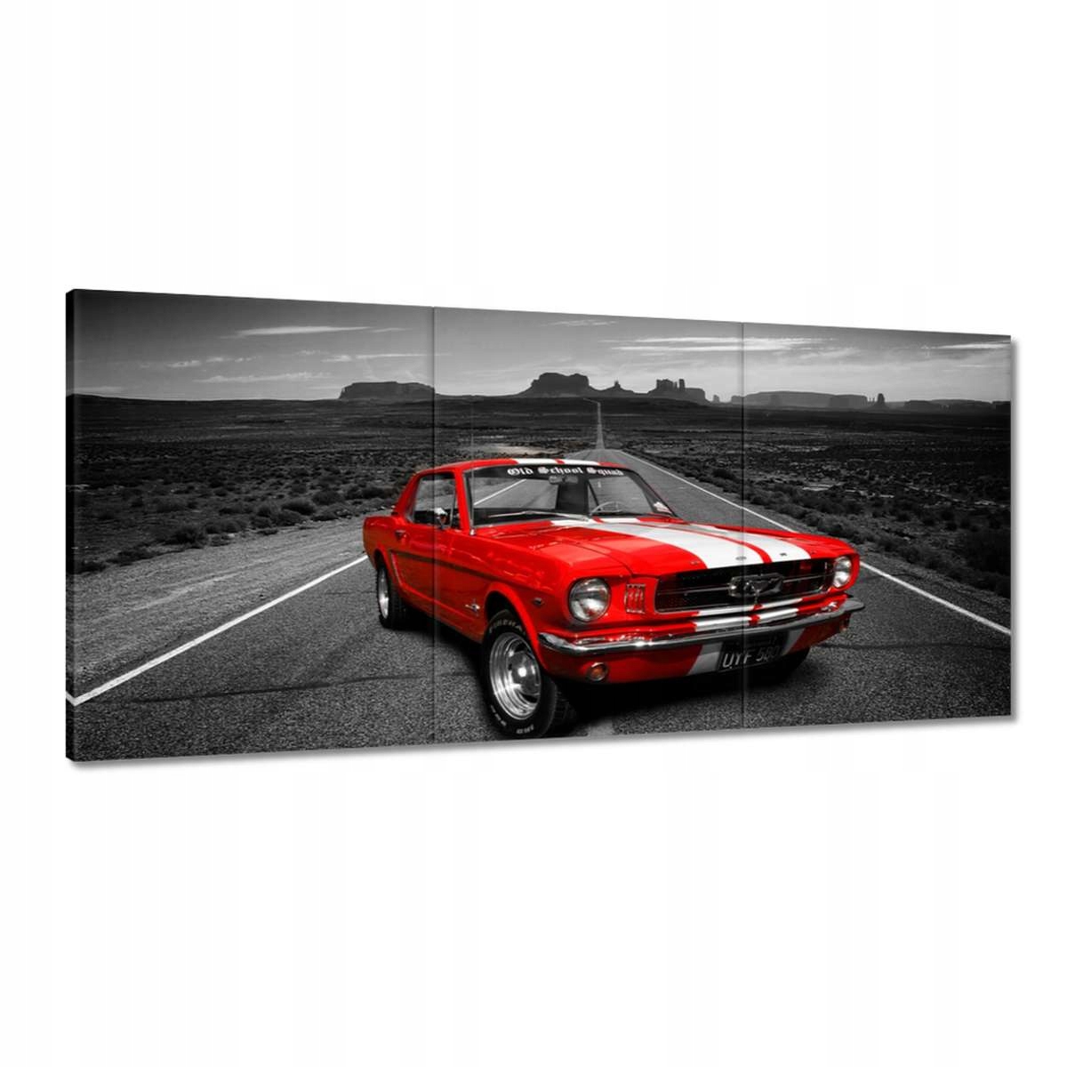 Obrazy 210x100 Červený Ford Mustang