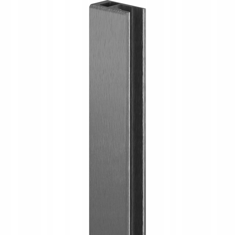 Mexen lišta při stěně do sprchové stěny, gun gray kartáčovaný 800-00-66