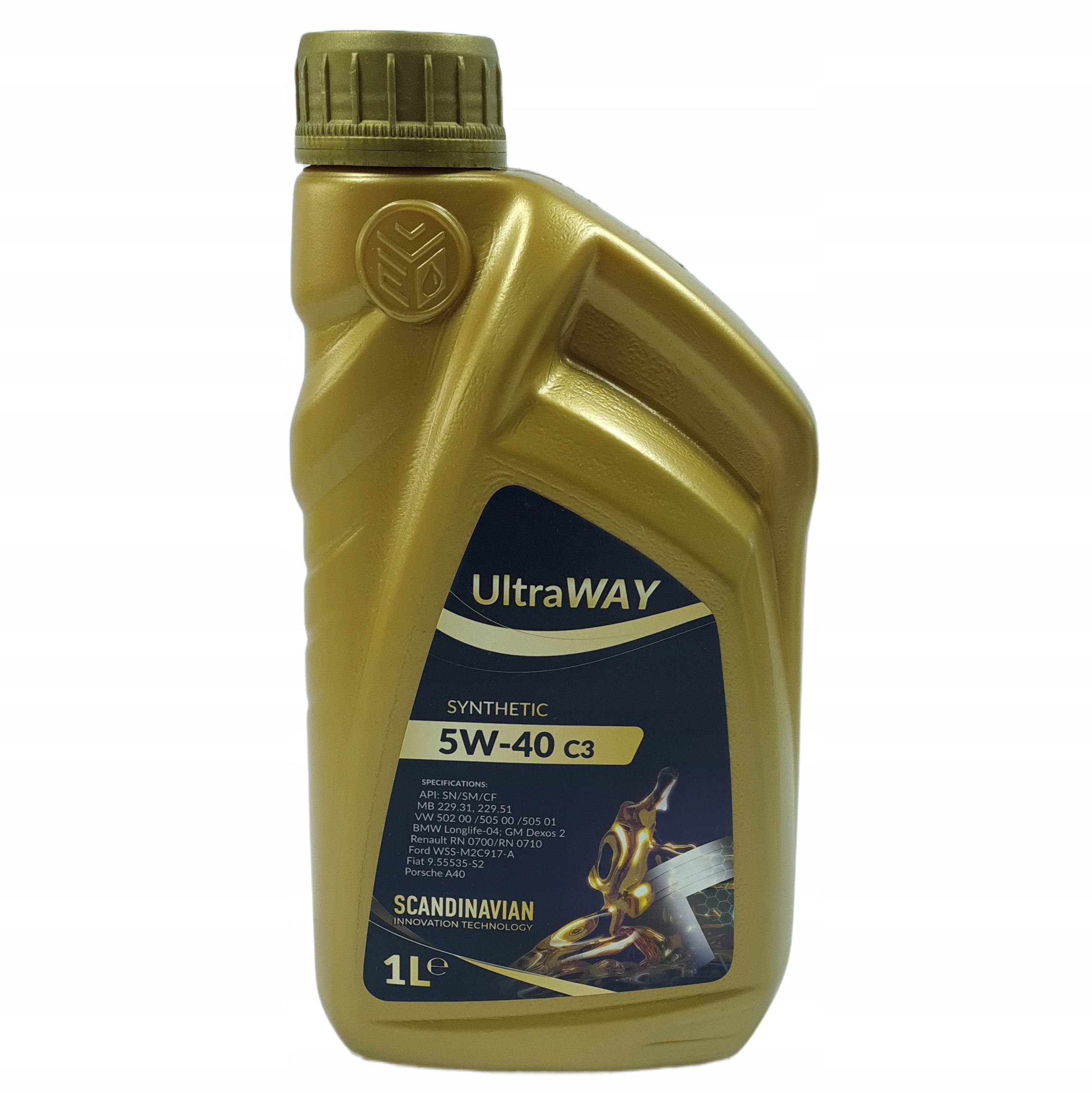 Olej Silnikowy Ultraway Synthetic 5W40 1L