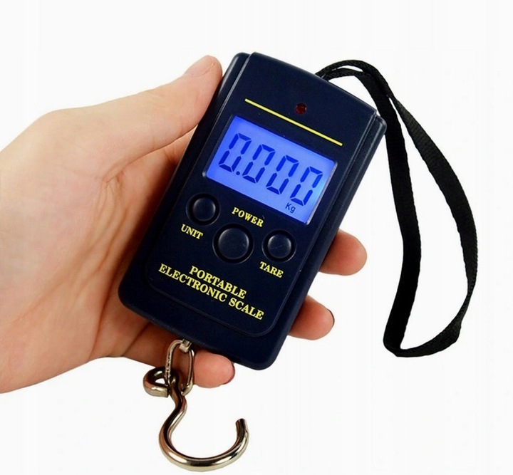 

Waga Hakowa Bagażowa Podróżna Wędkarska LCD 50 Kg