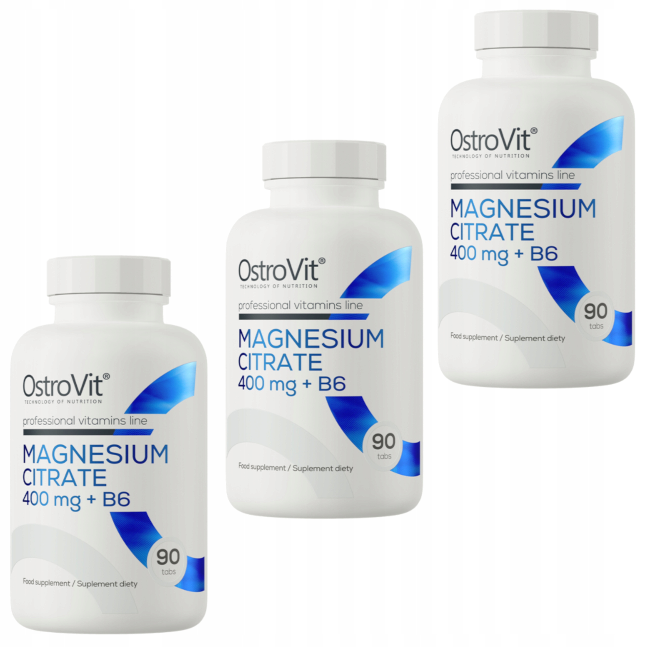 Ostrovit Citrát Hořečnatý 400 mg Vitamín B6 270 t Křeče Nervy Energie