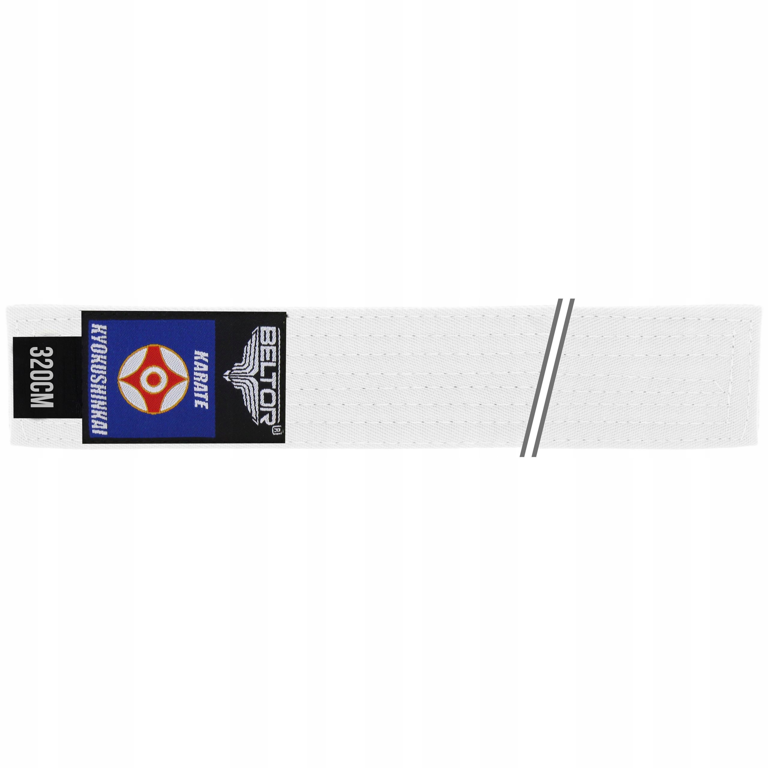 BIAŁY PAS KARATE KYOKUSHINKAI BELTOR 320 cm Kod producenta B1472