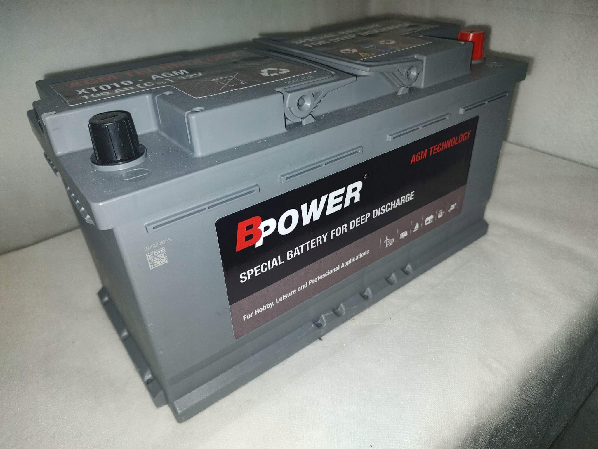 XTO19-AGM - Аккумулятор bpower 100AH мощный