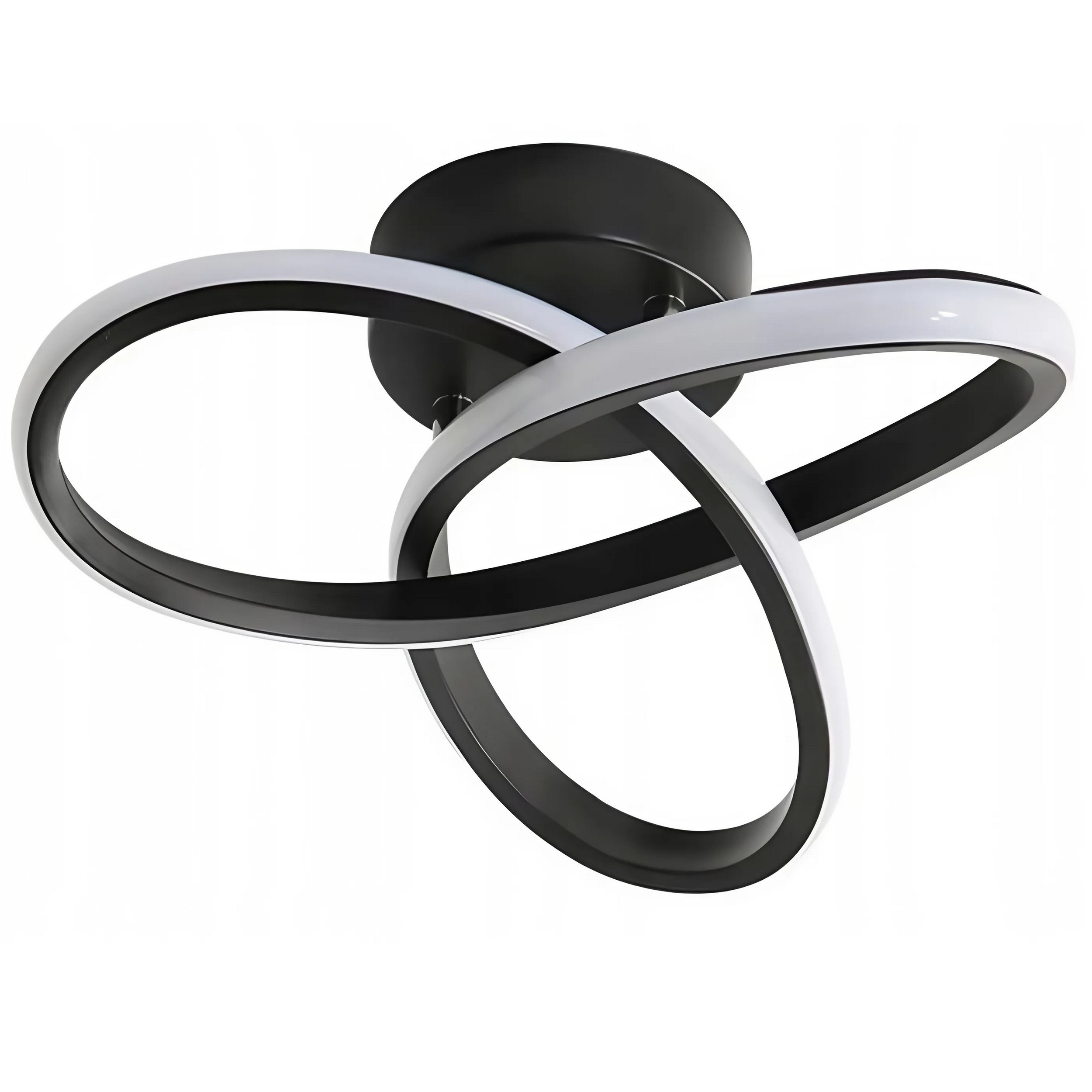 Stropní Svítidlo Stropní Svítidlo Led Černá Stuha Moderní Loftový Lustr Neutrální