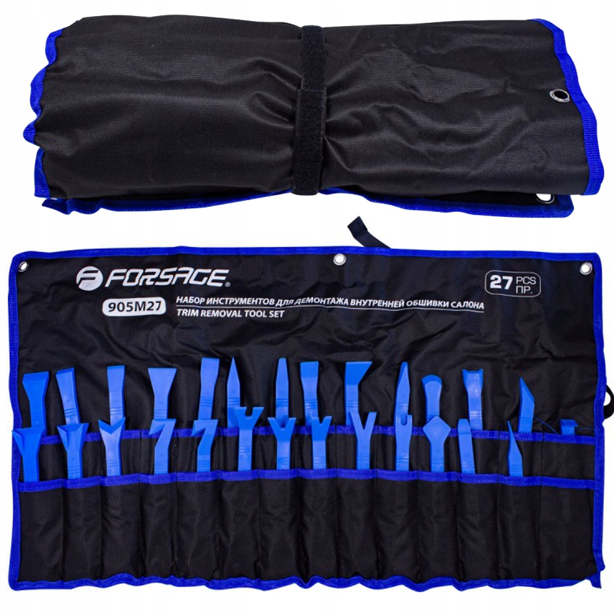 Sada nástrojů pro demontáž odstraňování sponek čalounění 27 ks. Forsage