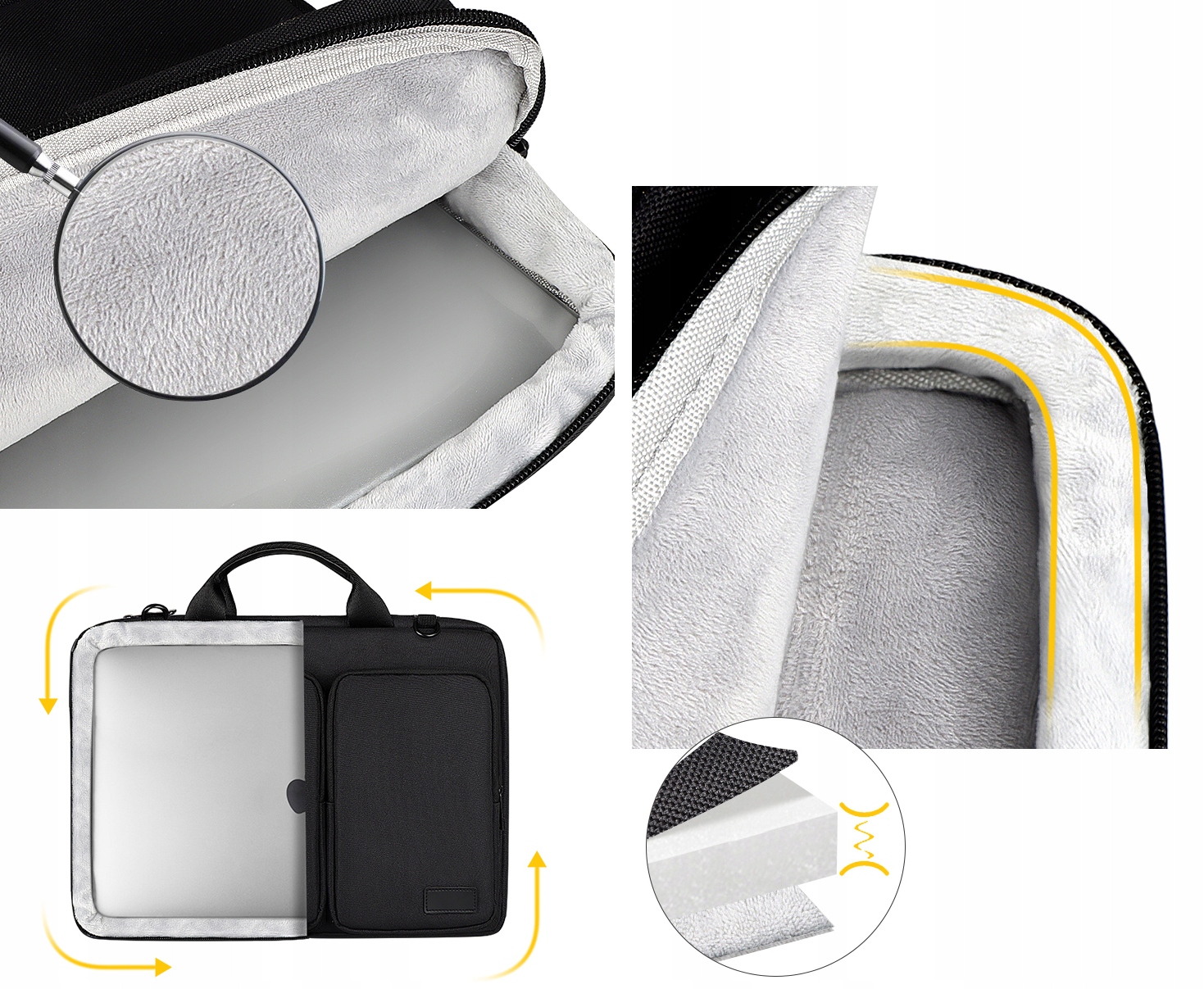 ETUI POKROWIEC DO LAPTOPÓW 15 16 CALI TORBA NA RAMIĘ AKTÓWKA NOVAZA Kod producenta BB1