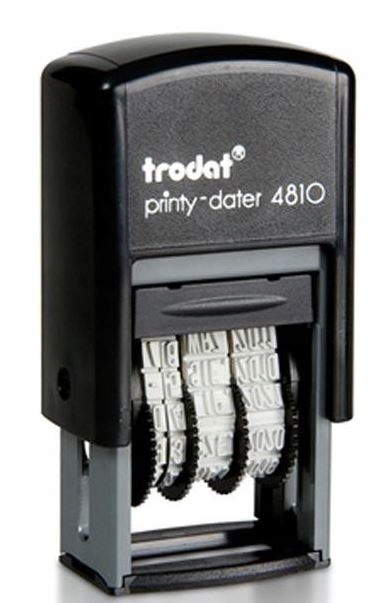 

Datownik Trodat Printy 4810 samotuszu. czarny Pol