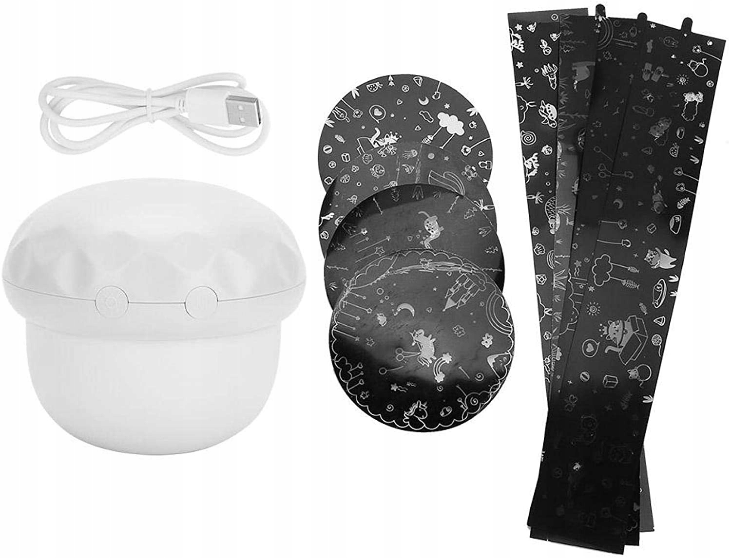 LAMPKA NOCNA PROJEKTOR GWIAZD LAMPA OBROTOWA NIEBA EAN (GTIN) 5902510213138