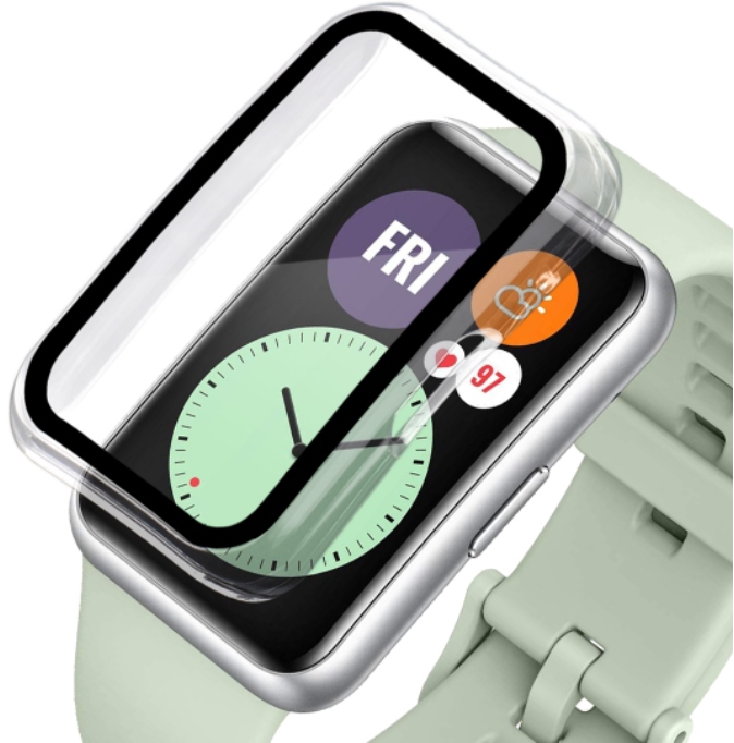 

Pełne Etui z Wbudowanym Szkłem do Huawei Watch Fit