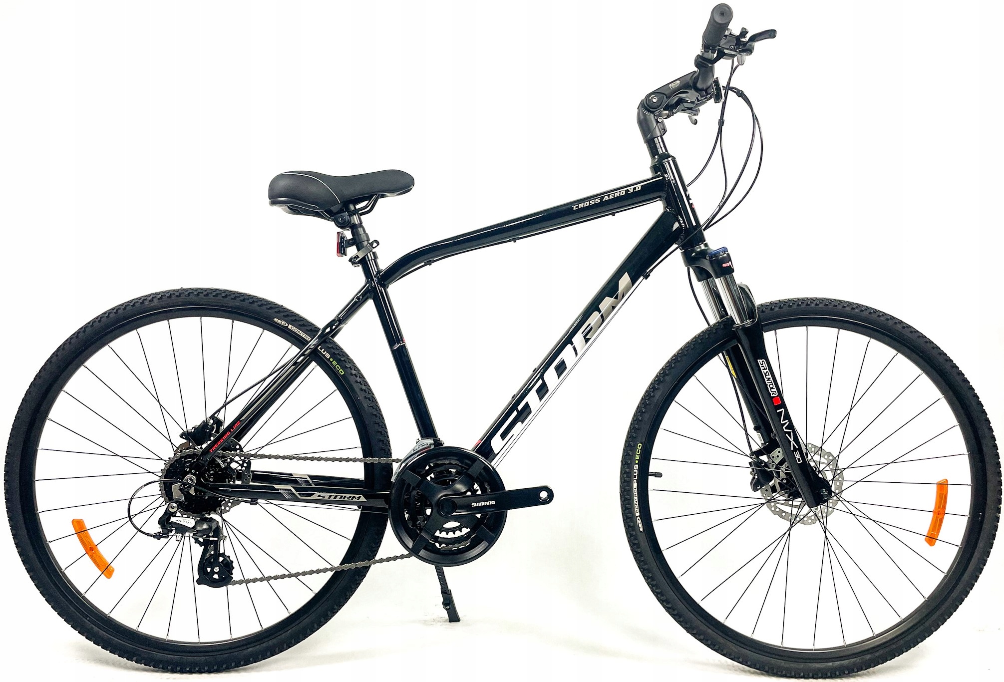 Rower crossowy Storm Cross Aero 3.0 Man rama 19 cali czarny