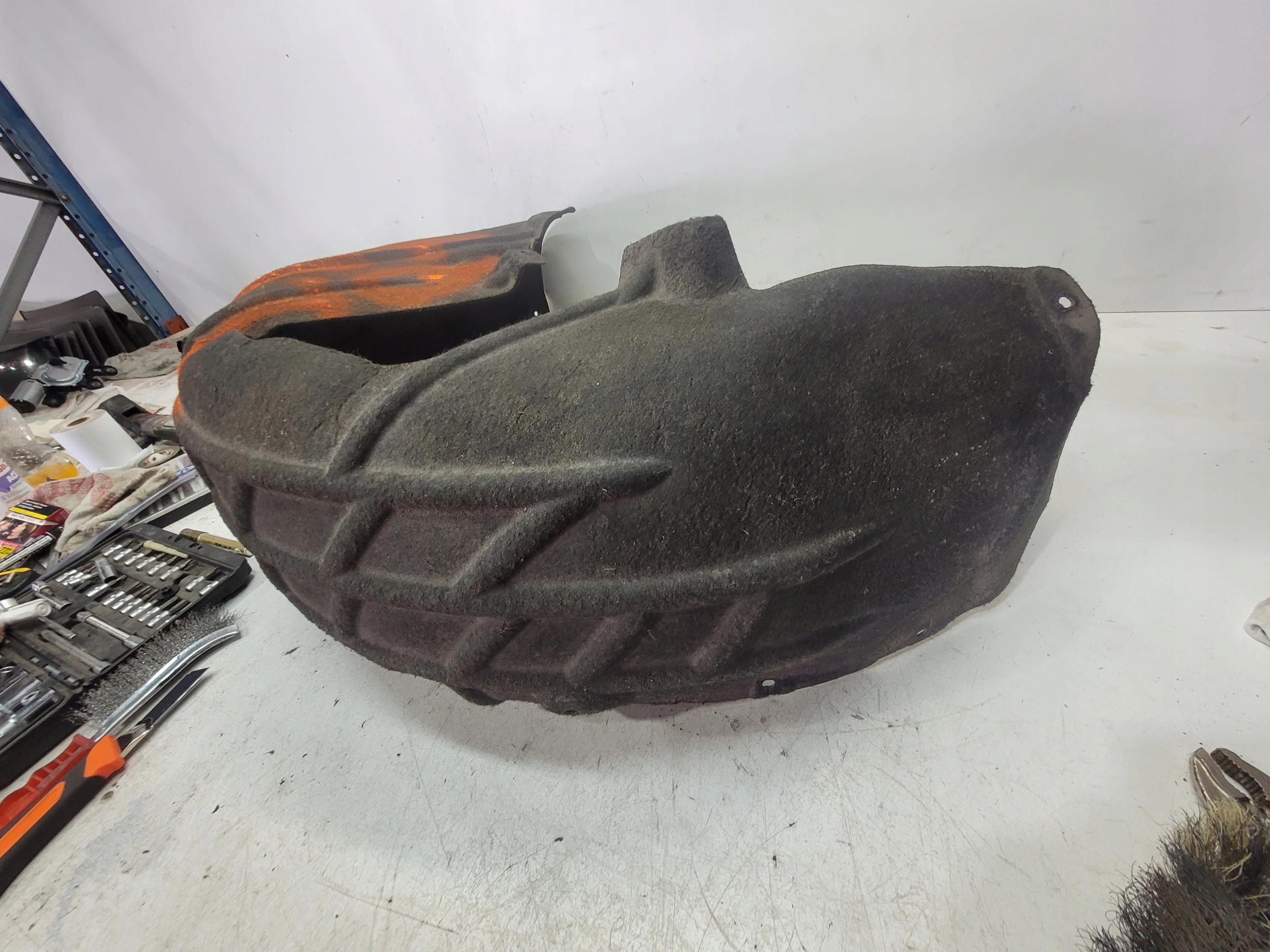 mudguard MATERIAOWE left rear part AUDI Q4 E-TRON 89A810171B