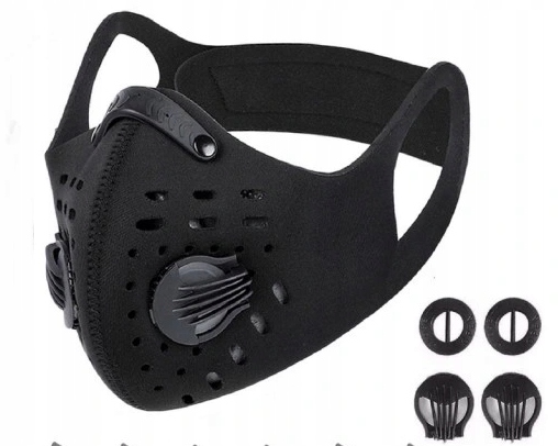 MASKA MASECZKA SPORTOWA ANTYSMOGOWA FILTR