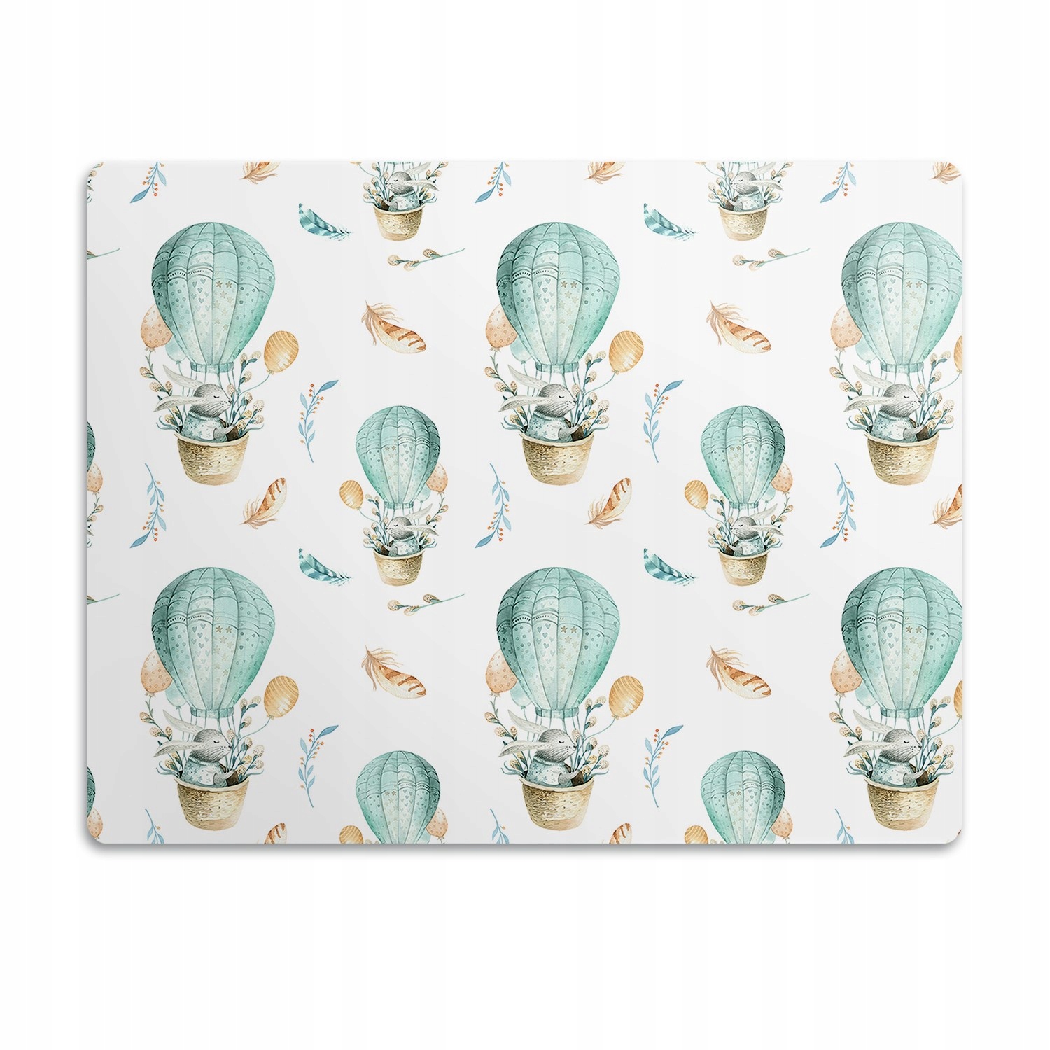 Levně Ochranná podložka pod misky Králík v balónu 60x40 cm