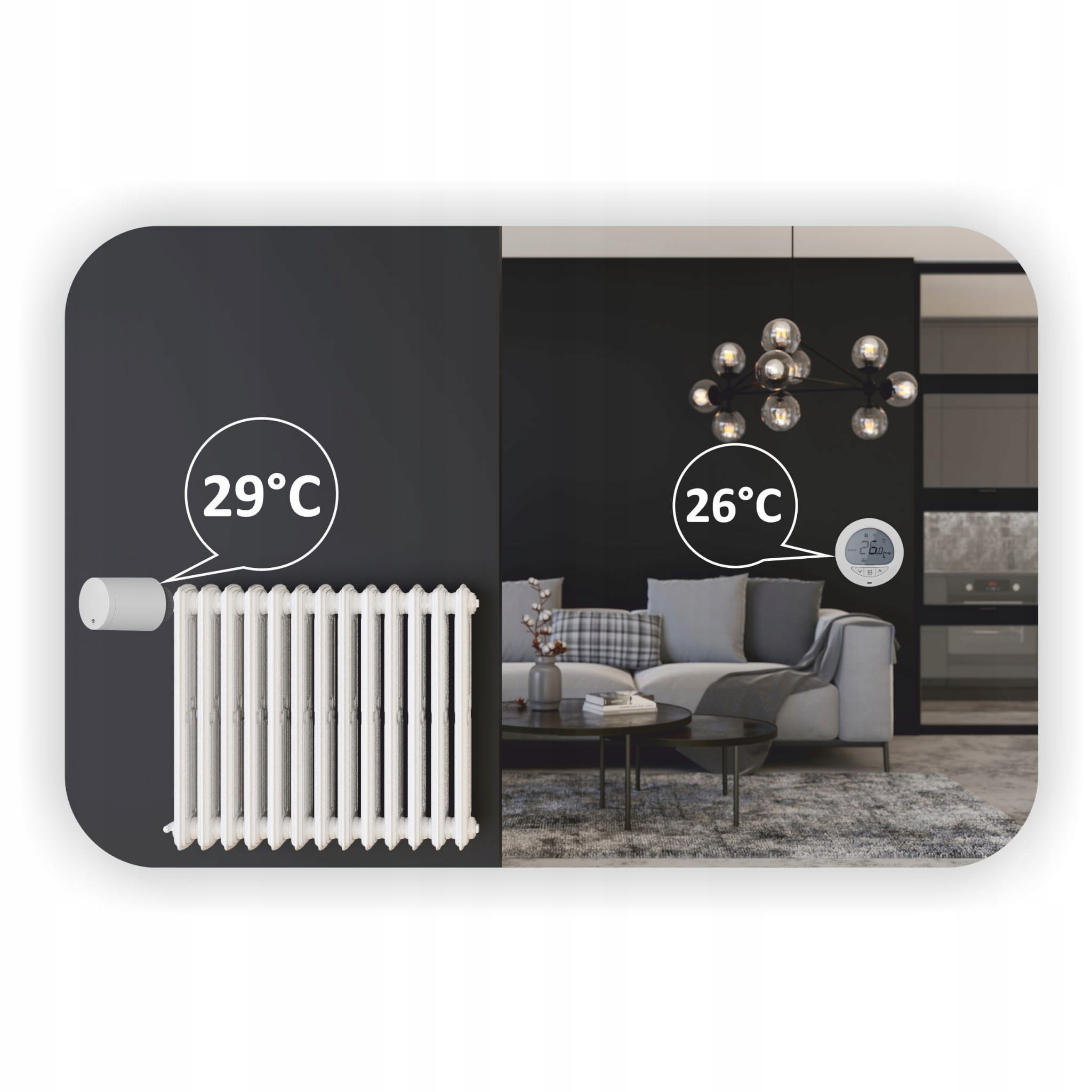 Głowica do grzejnika Zigbee Tuya Rodzaj głowica