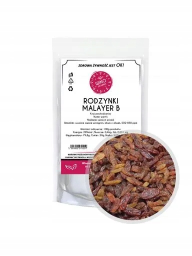 7 x Winoszarnia Rozinky Malayer B Sultánské 500 g