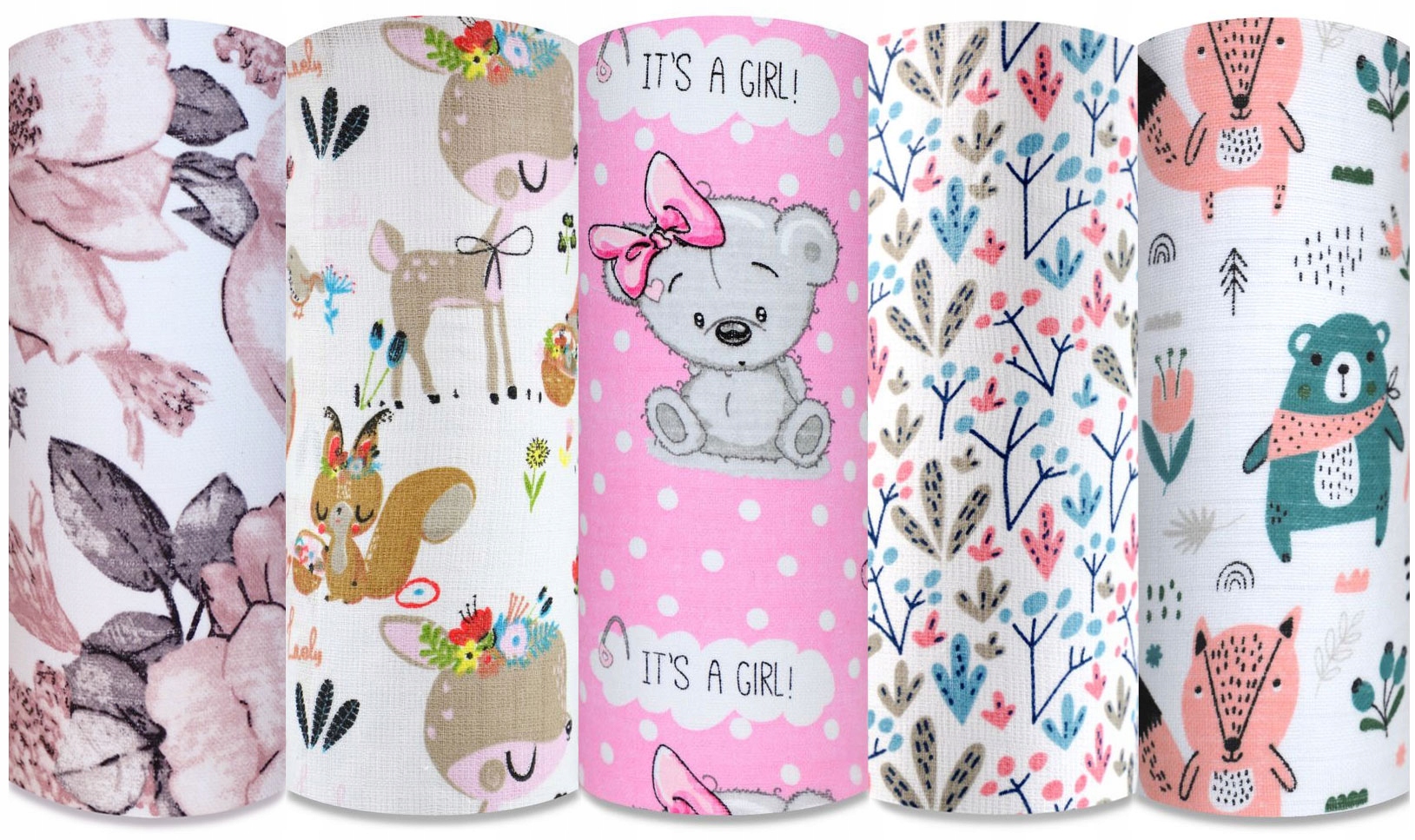 

Pielucha pieluszka tetrowa Polska Zestaw 5 sztuk