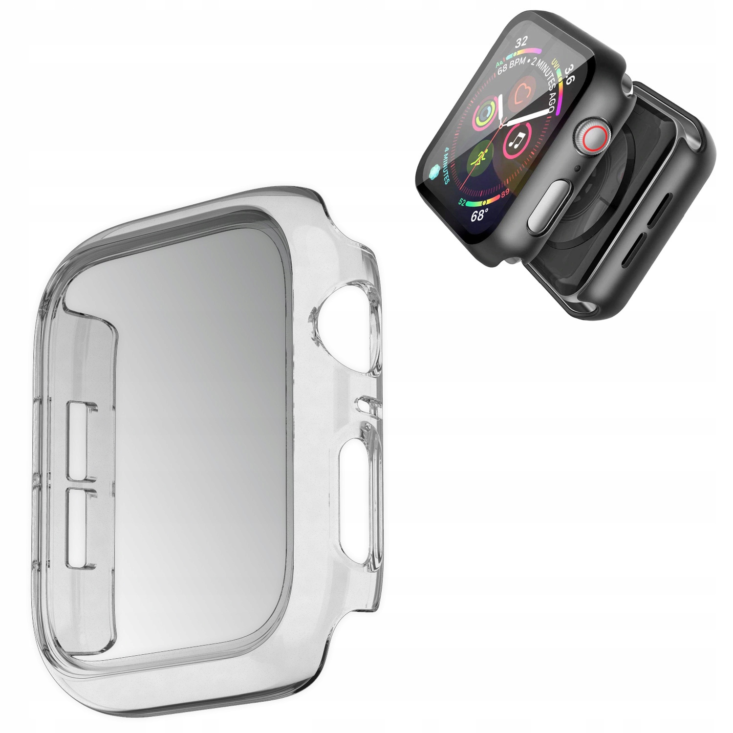 

Obudowa etui +szkło 2w1 do Apple Watch 7 45mm