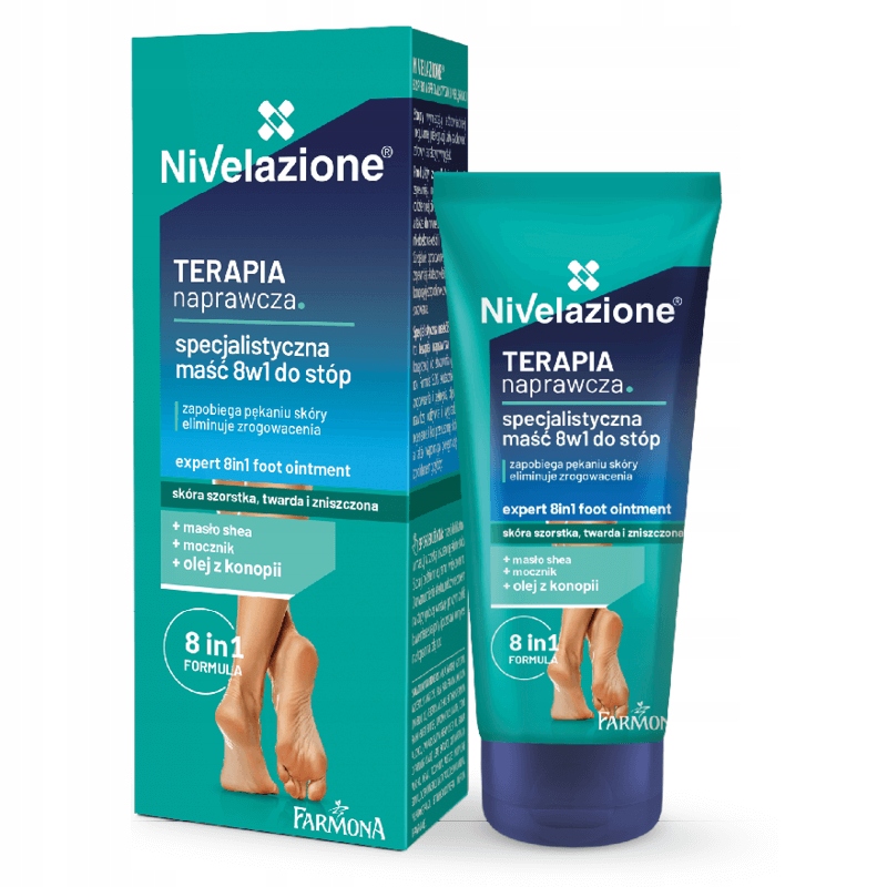 

Nivelazione Specjalistyczna maść do stóp 8w1 50ml