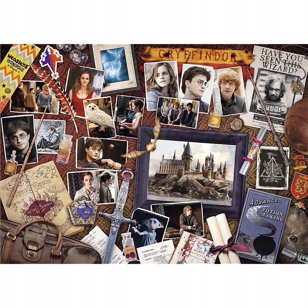 

Puzzle 500 Pamiątki z Hogwartu Trefl 37400 Potter