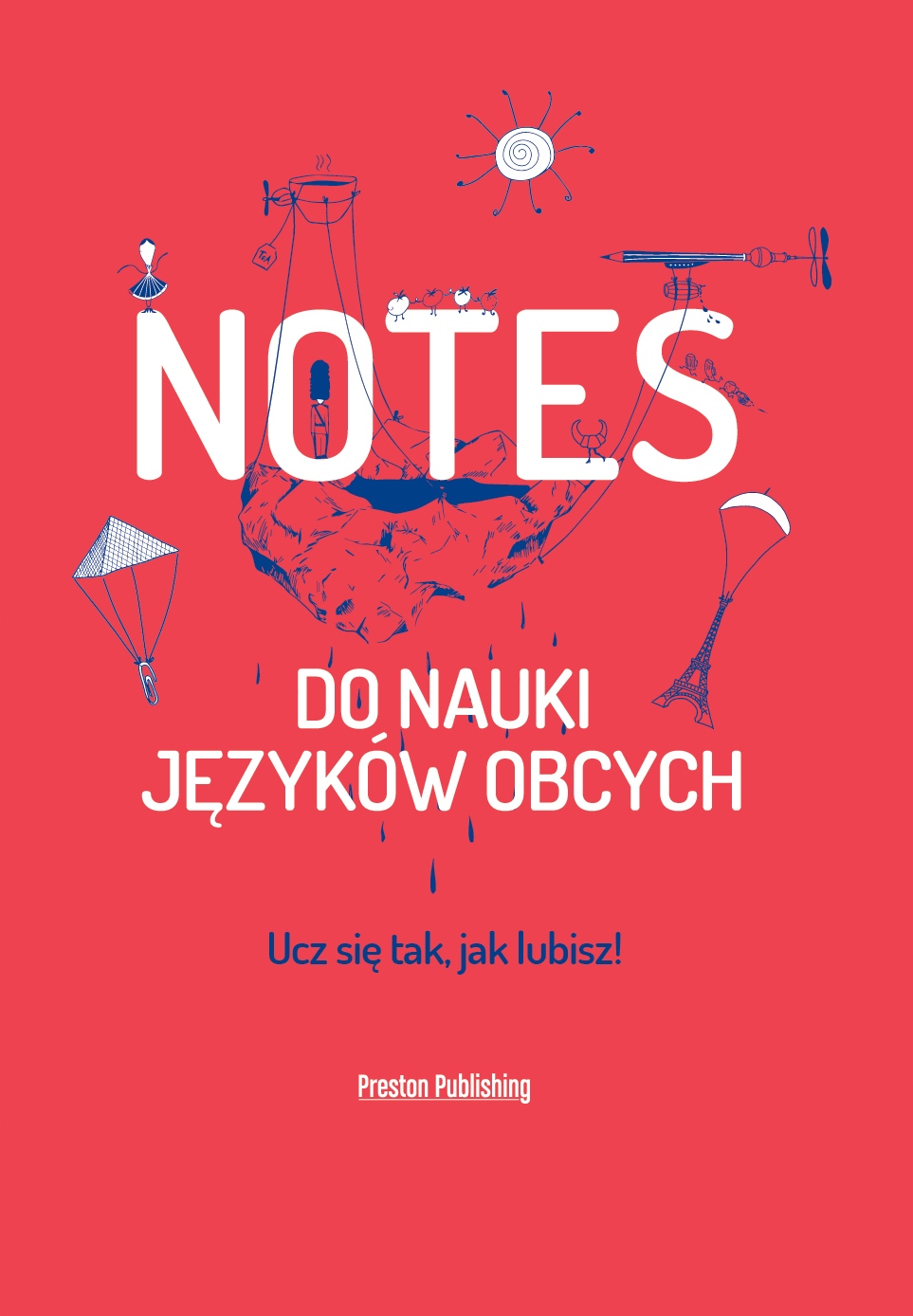 

Notatnik do nauki języków obcych: Czerwony