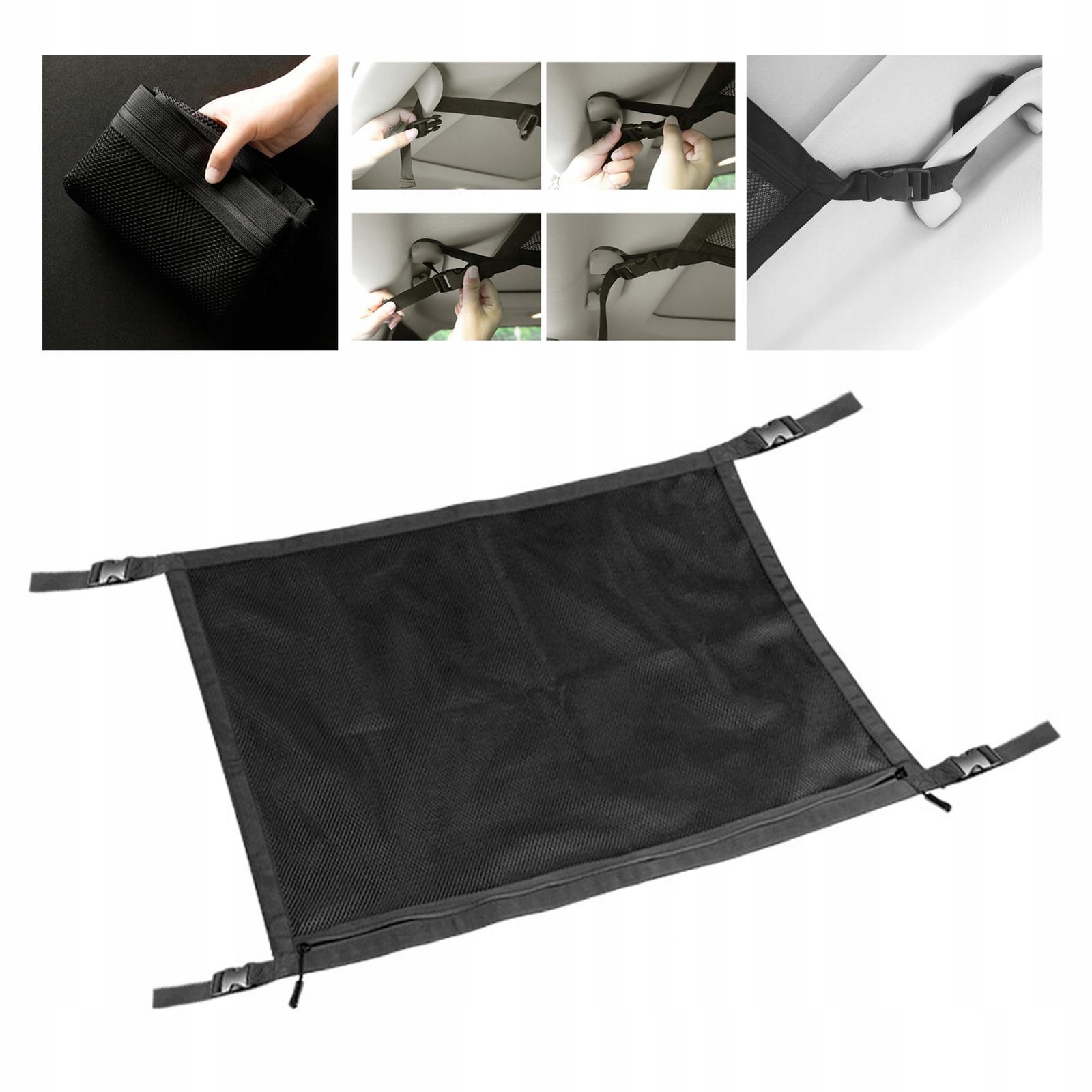 SIATKA DO PRZECHOWYWANIA PODSUFITOWEGO SAMOCHODU ORGANIZATOR NA RÓŻNE BAGAŻ PODRÓŻNY