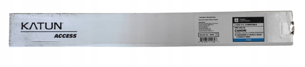 Toner Katun C-EXV51L Cyan 0485C002AA Canon C5560
