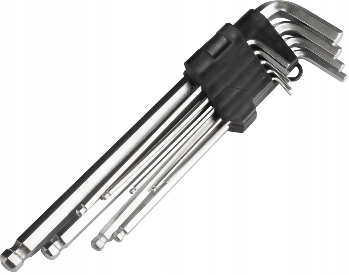 Zestaw Kluczy Imbusowych Imbusy Długie 230MM 9 Sztuk