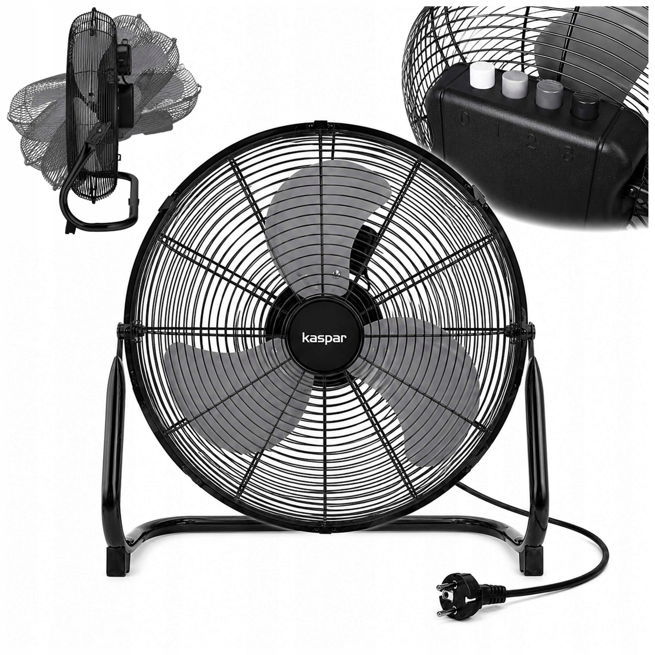 Stojanový Podlahový Ventilátor 100W Cirkulátor Větráček Regulace Výkonu Tichý