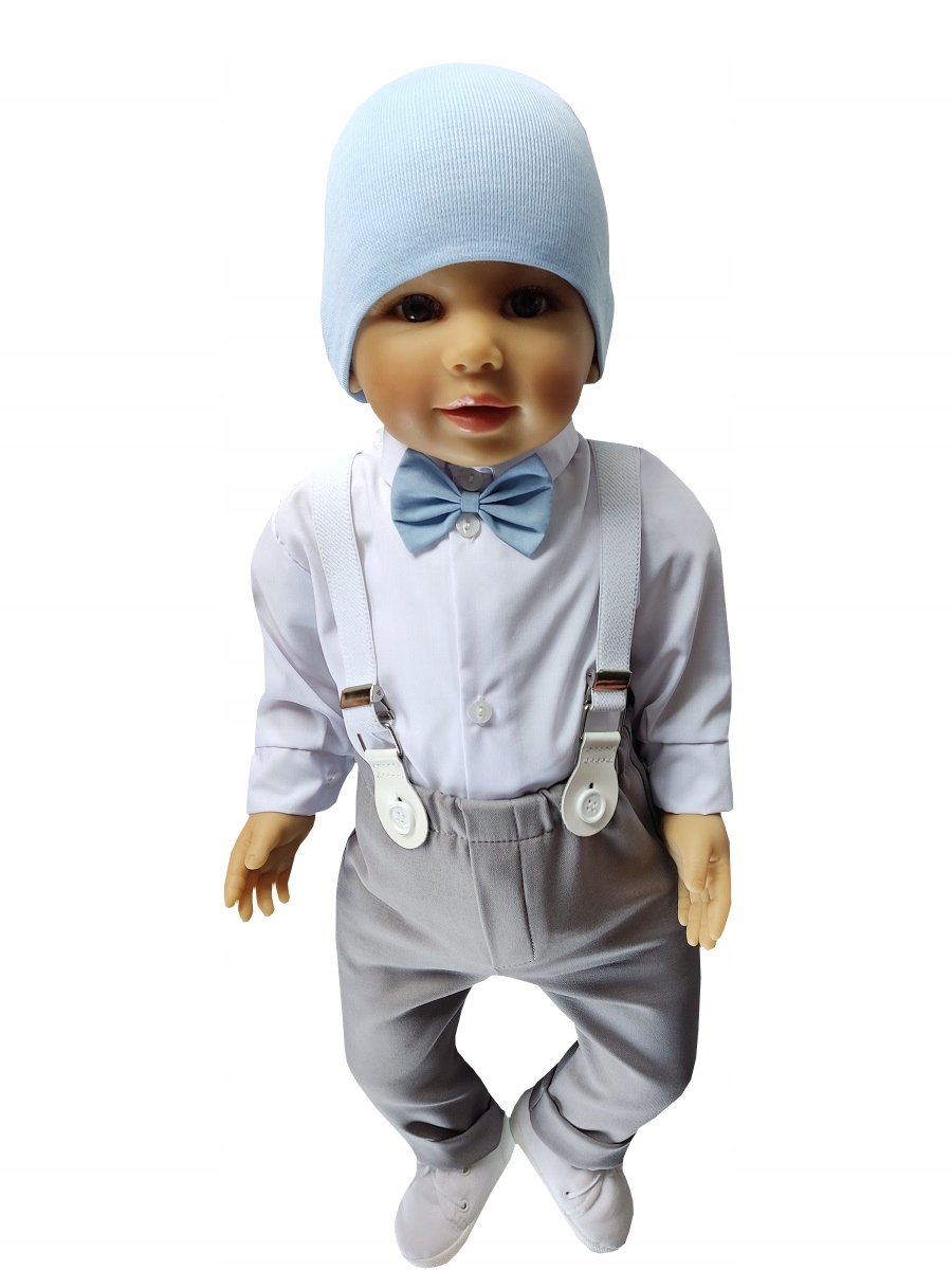 UBRANKA DO CHRZTU GARNITUR MARYNARKA KOMPLET R62 Płeć Chłopcy