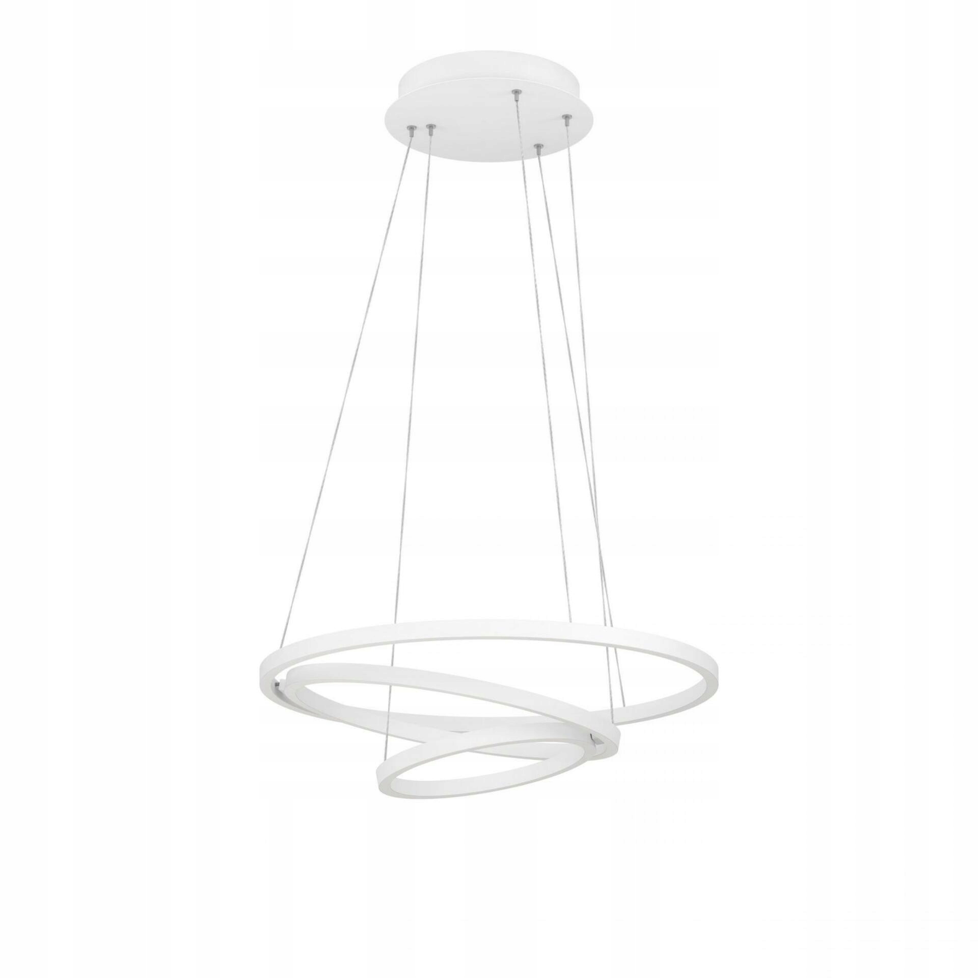 Závesné Led svietidlo Eglo Lobinero-z 43,2 W 6000lm biela Smart