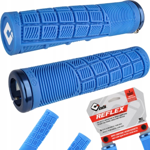 Gripy Odi Grips Reflex V2.1 Lock-on šroubovací 33,5 mm Modré