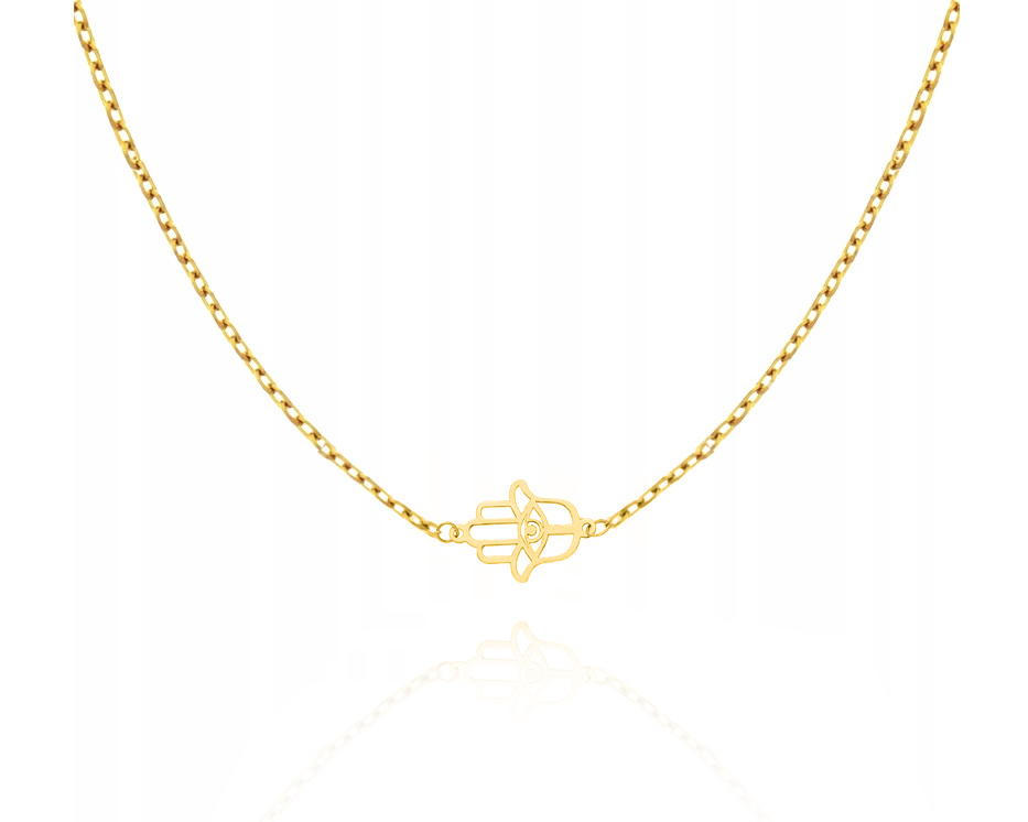 Zlatý Náhrdelník Řetízek Ruka Fatimy PR.585 36-40 cm