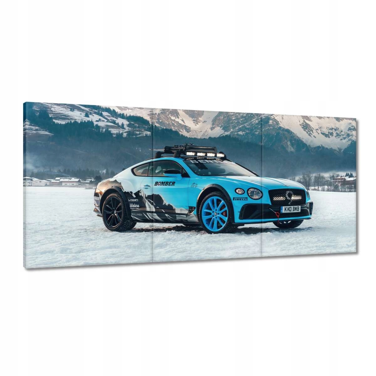 Obrazy 210x100 Bentley v zimnom období Zima