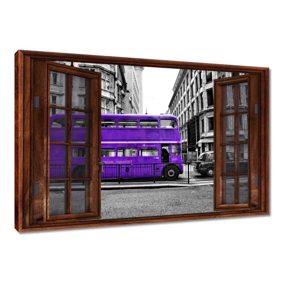

Obrazy 120x80 Londyński autobus