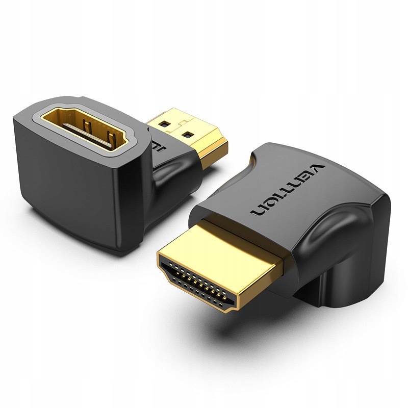 Adapter Vention Hdmi 90 stopni męski na żeński Vention czarny