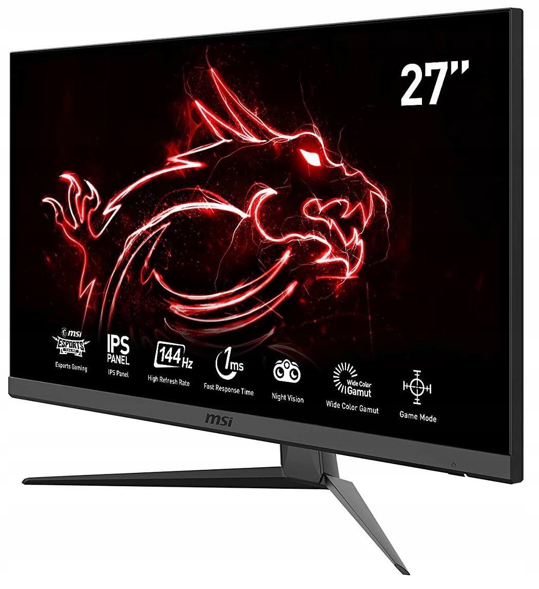 MONITOR MSI OPTIX G272 FHD 144HZ IPS 27C FREESYNC - Sklep, Opinie, Cena ...