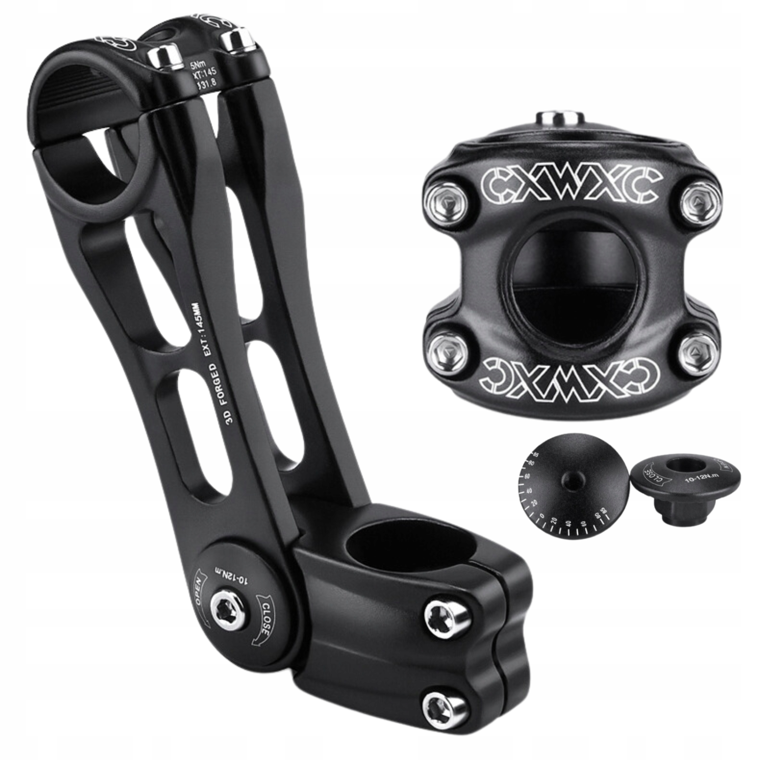 Cyklistický Mostík Ahead Hliníkový Držák Řídítek Nastavitelný 31,8 145 mm