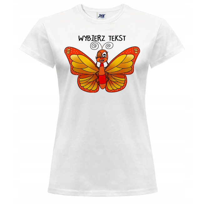

Koszulka Damska T-shirt Motyl Motylek Ważka L