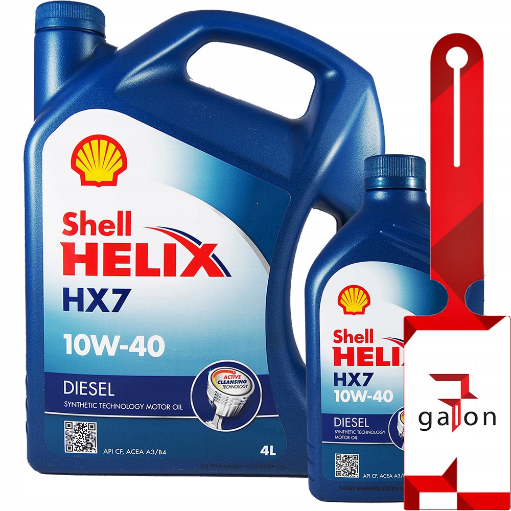 SHELL HELIX HX7 DIESEL PLUS 10W40 5L (4L + 1L)