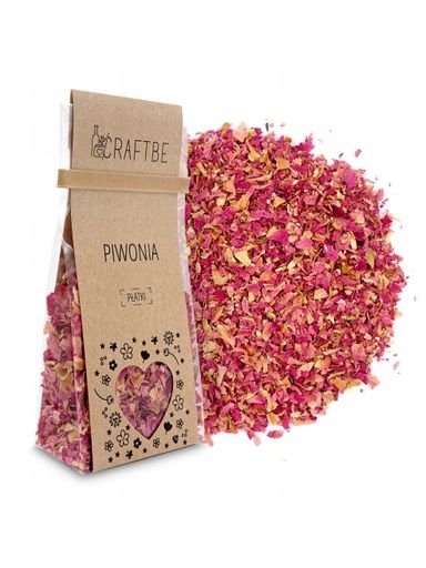 Levně 4 x Craftbe Jedlé Okvětní Lístky Pivoňka 15 g