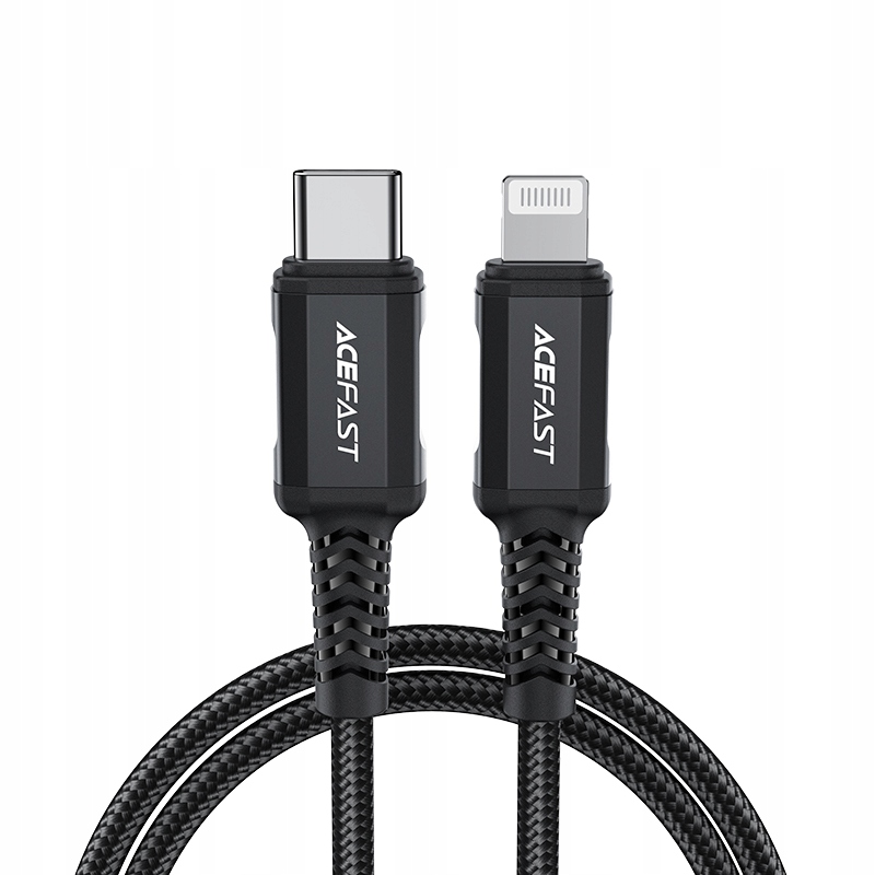 Kabel Mfi Pro Iphone Usb-c Lightning 30W 3A 1.8 M Černý Kabel Nabíječka