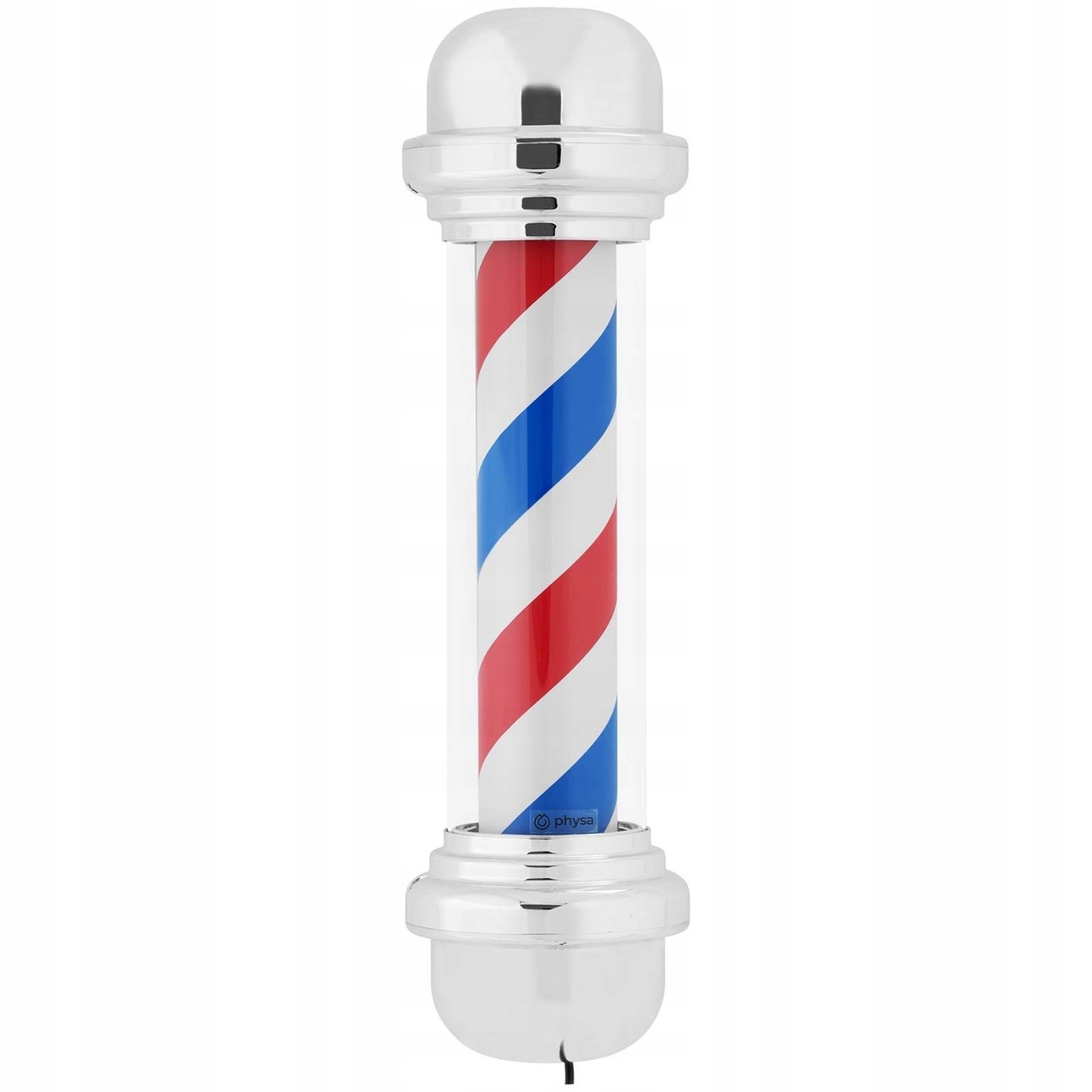 SŁUPEK BARBERSKI OBROTOWY BARBER POLE LAMPA LED Waga produktu z opakowaniem jednostkowym 2.8 kg