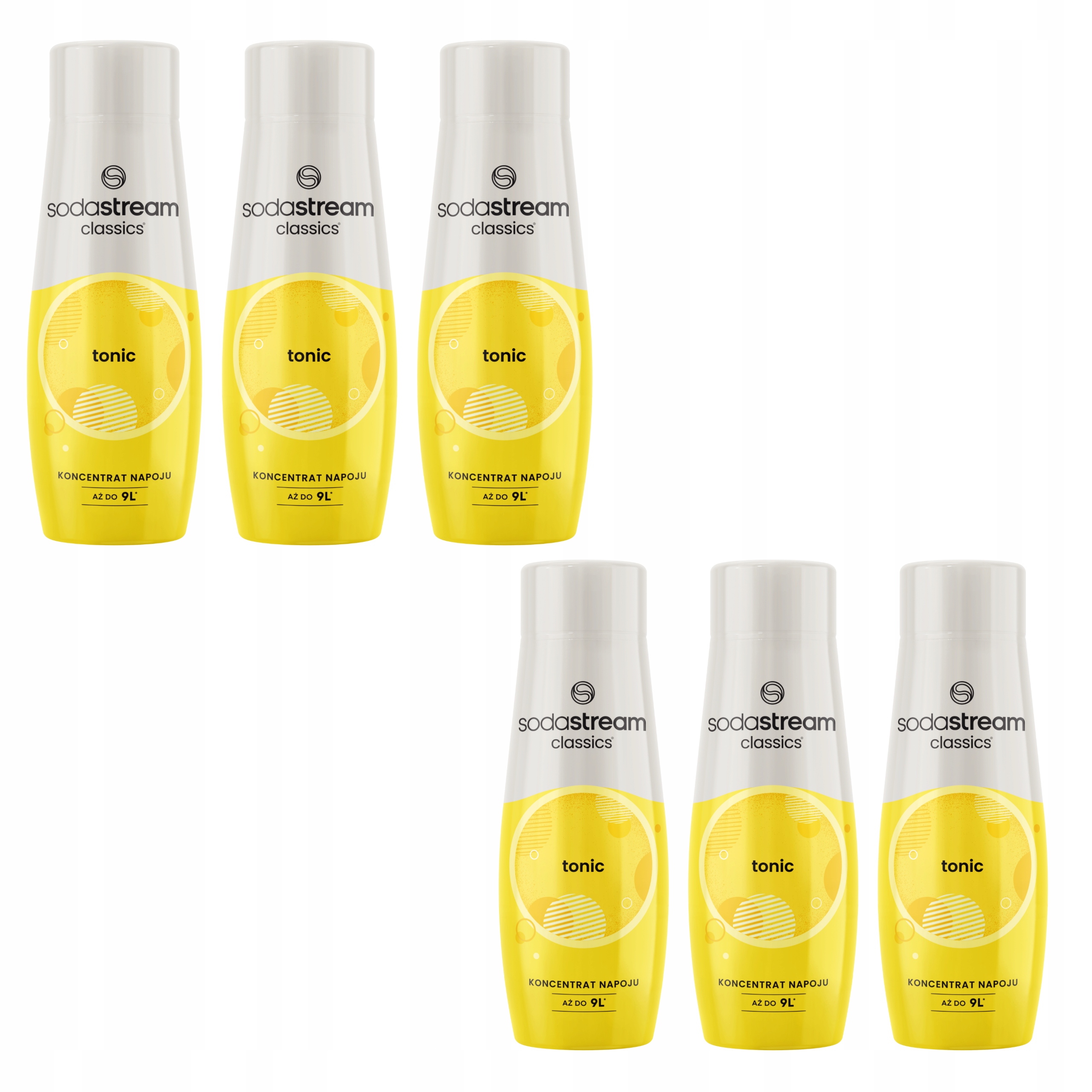 6 x SodaStream Tonic koncentrát pro vodu do saturátoru sirup Tonikum 440 ml