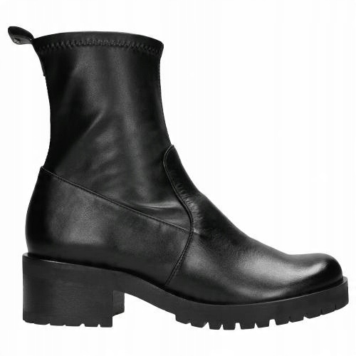 

Buty Wojas Botki damskie skóra czarne r. 39