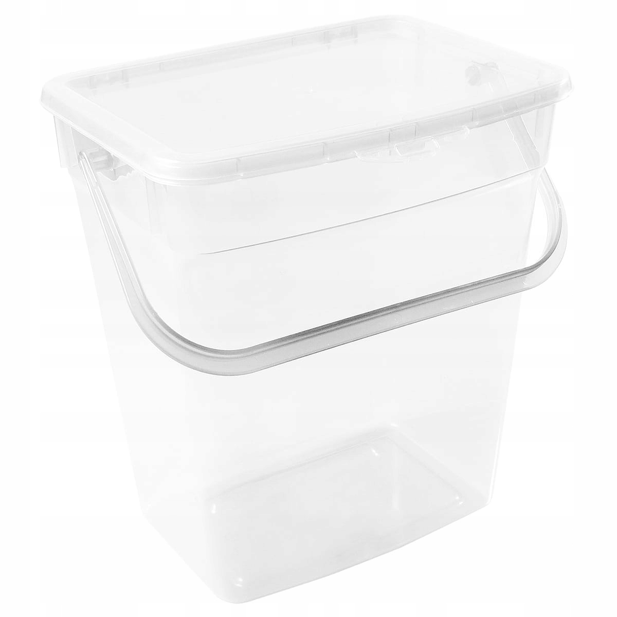 Pojemnik na proszek Przezroczysty zamykany 10 l