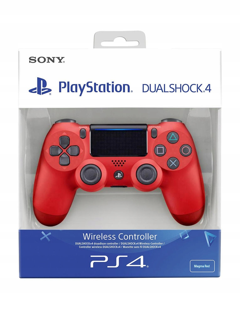 Originálny Bezdrôtový Ovládač Dualshock 4 Magma Red Model V2 PS4