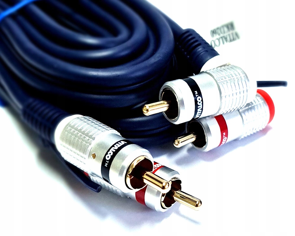 

przewód 2RCA chinch Digital 2,5m kąt/prosty ster