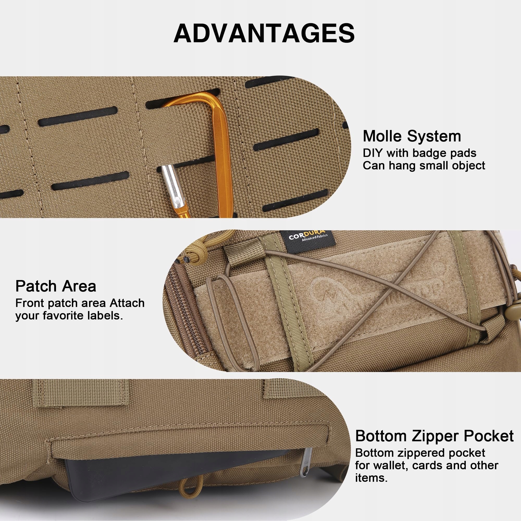 MARDINGTOP Plecak 30L Molle Na Laptop Do Miasta Biznesu I Podróży — miniatura 3