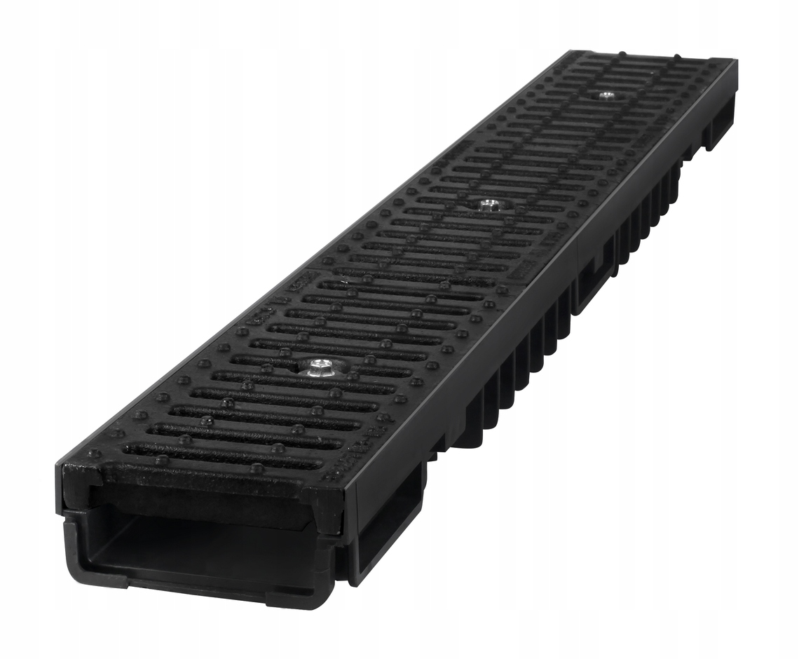 Lineární Odvodnění Koryto plast/litina h55 B125 (12,5 tuny)